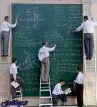 تصاویر + تخته سیاهی که راه فضا را نشان داد!
